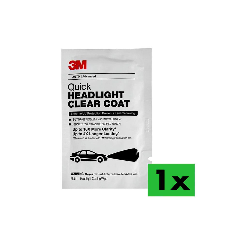 3M Quick Headlight Clear Coat Wipe