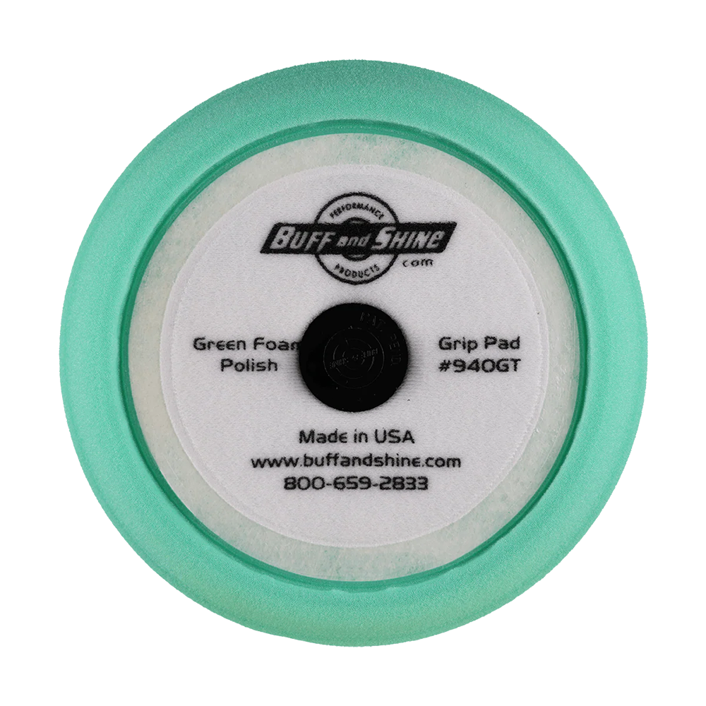Buff and Shine Soft Contour Foam Pad w/ Center Tee