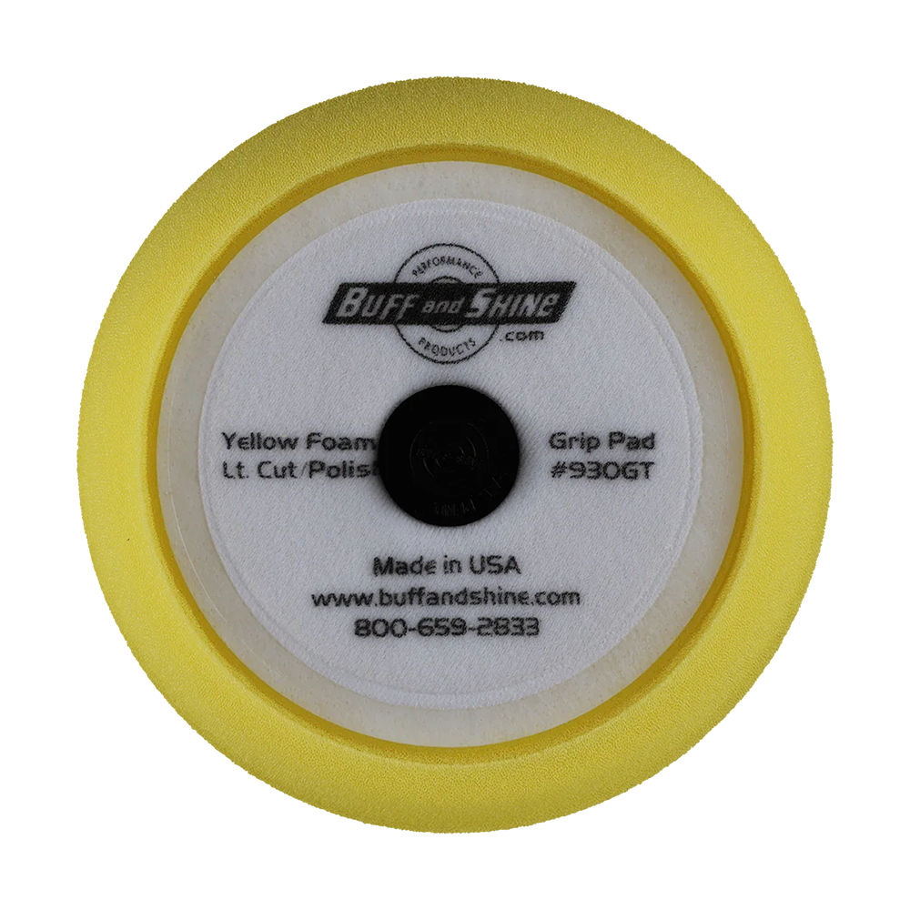 Buff and Shine Soft Contour Foam Pad w/ Center Tee