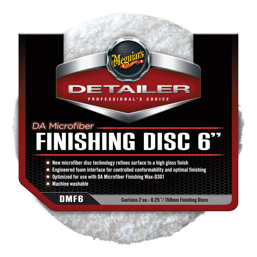 Meguiar's DA Microfiber Buff Pads - 6 Inch. (2 Pack)