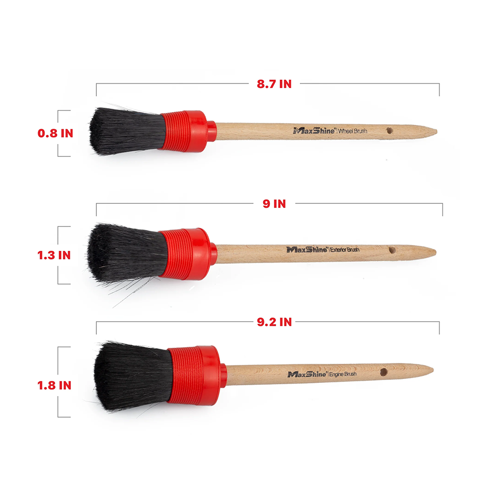 MaxShine Auto Detailing Brush Set